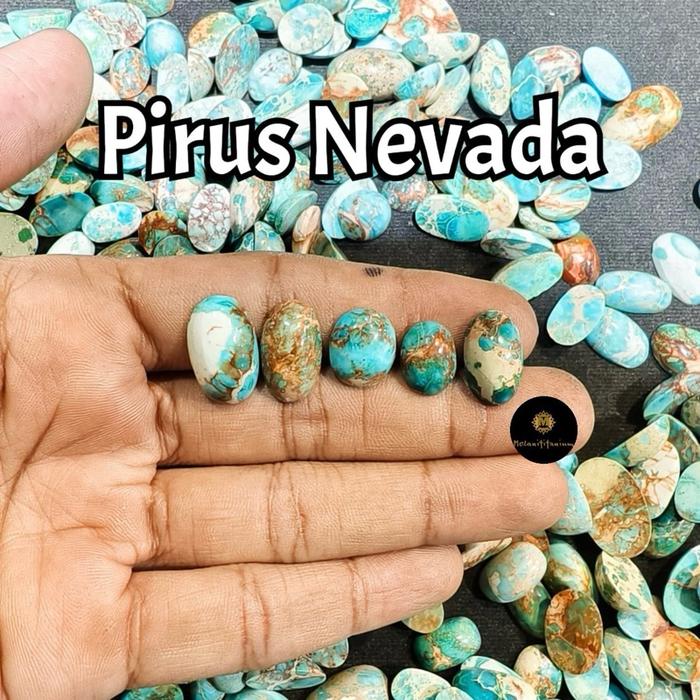 Gambar [HANYA BATU] Batu Pirus Nevada Serat Persia Kecil dari melani titanium undefined Tokopedia