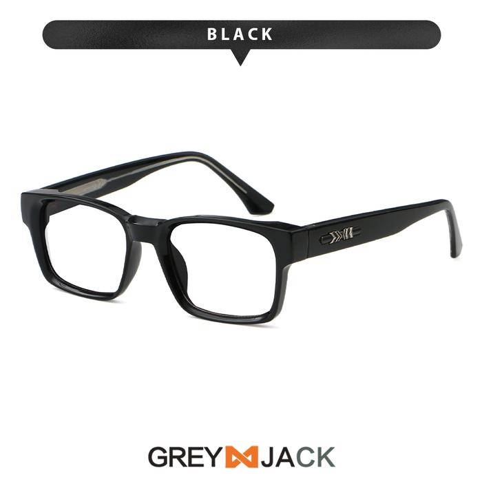 Gambar Grey Jack Kacamata Antiradiasi Blueray Model Kotak TR90 Fashion Pria Wanita Bisa Minus Model Bold 1029 - BLACK, BLUERAY NORMAL dari Grey Jack Eyewear undefined Tokopedia