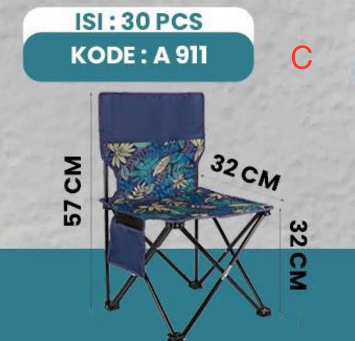Gambar Kursi Lipat Outdoor Portable Kursi camping Bangku Gunung - 1 pcs dari Fazha Malang undefined Tokopedia