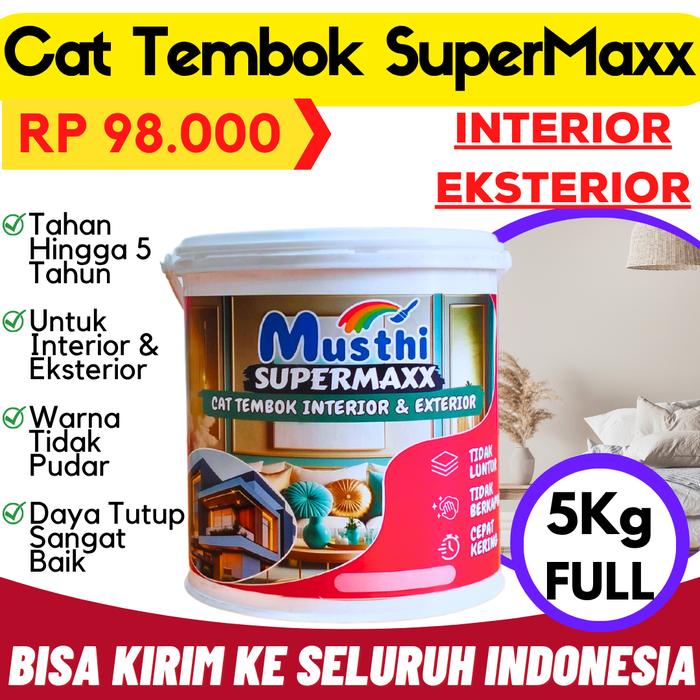 Gambar Cat Tembok super (Sekelas Vinilex) isi 5kg dari Pabrik Cat Avipen undefined Tokopedia