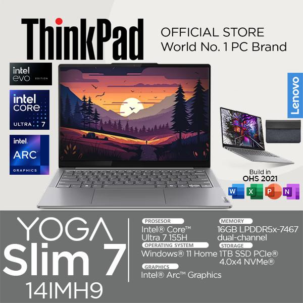 Gambar Lenovo Yoga Slim 7 OLED 14IMH9 Intel EVO Core Ultra 7 155H 1TB SSD 16GB RAM Windows 11 Touch 04ID - Windows 11 Pro, Lengkap dari Thinkpad Official Store undefined Tokopedia