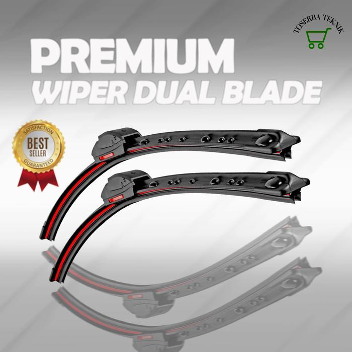 Gambar Wiper Dual Karet universal Frameless 1 Pasang Blade - ertiga dari tito ardi undefined Tokopedia