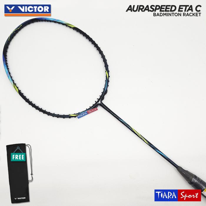 Gambar Raket VICTOR Auraspeed  ETA C - Starry Black - 4U Freecore Badminton Racket ARS - Senar VS65 dari Tiara Sport Solo undefined Tokopedia
