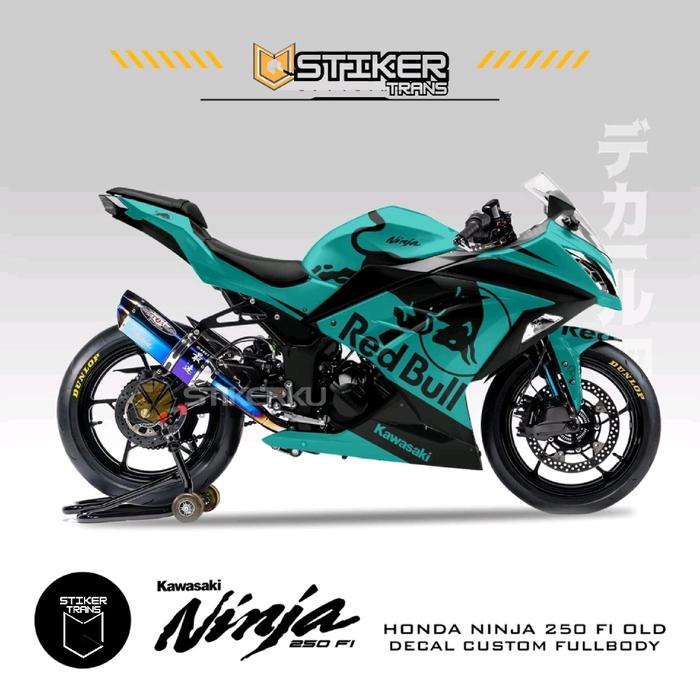 Gambar STRIPING KAWASAKI NINJA 250 FI DECALS NINJA 250 F1 / DECALS FULLBODY/ GRAFIS/ FULLBODY DECALS/ MOTORCYCLE/NINJA 250 FI MODIFIKASI Kendaraan - CYAN dari profixdecals_NEW undefined Tokopedia