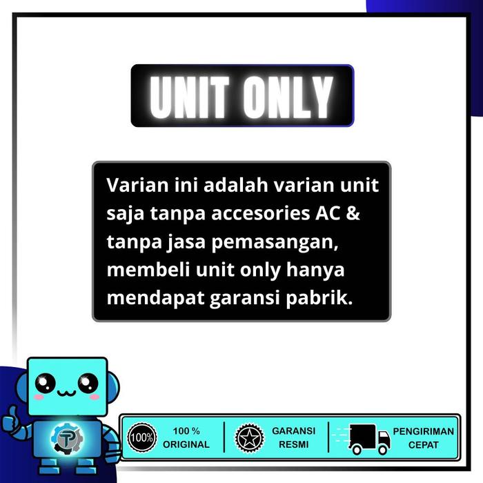 Gambar AC AQUA 1/2 PK AQA-KCR5FQAL / KR5FQAL TURBO COOL - Unit only dari tokoprogress undefined Tokopedia