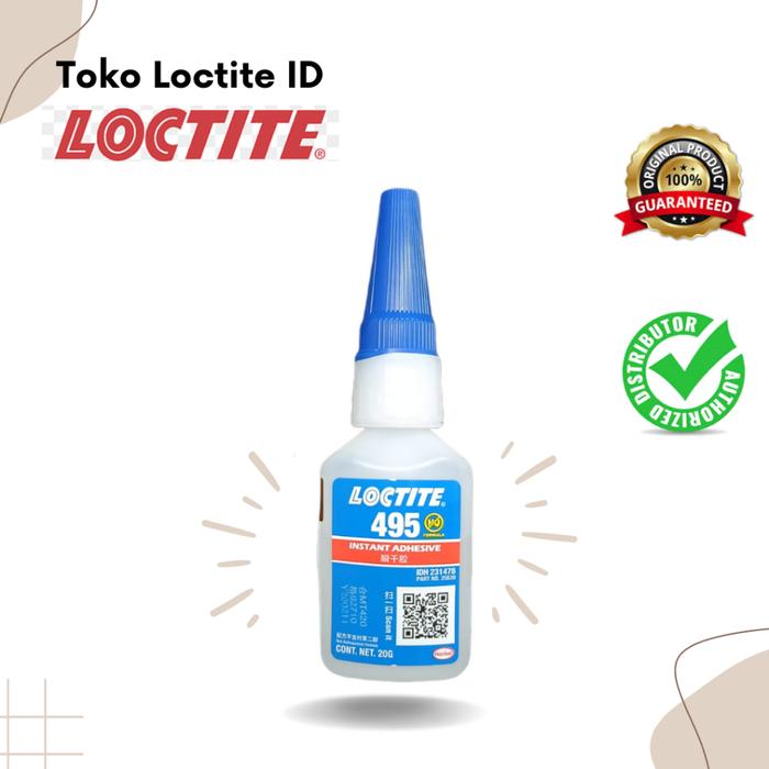 Gambar Lem Serbaguna/Superglue Loctite 495 20 Gr Lem Terkuat/ Adhesive dari mely nurshop undefined Tokopedia
