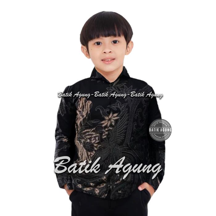 Gambar Baju Kemeja Fashion Batik Anak Kids Laki Laki Cowok Lengan Panjang Umur 2-13 Tahun Modern Stylish Premium Kekinian - Motif U, L (5-7 Tahun) dari Batik Agung Store undefined Tokopedia