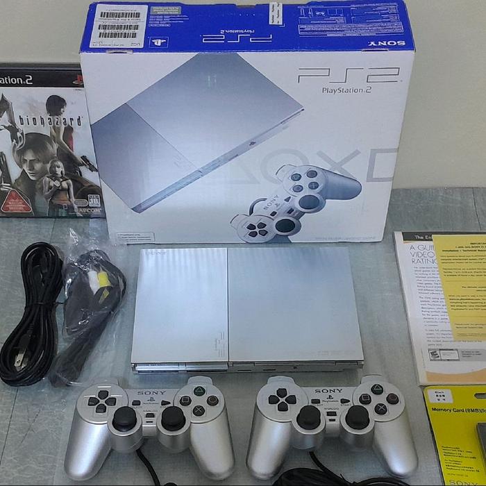 Gambar PS2 slim 90001 Silver Satin Limited Edition - 90001 SS BNIB dari RizGameMusic undefined Tokopedia