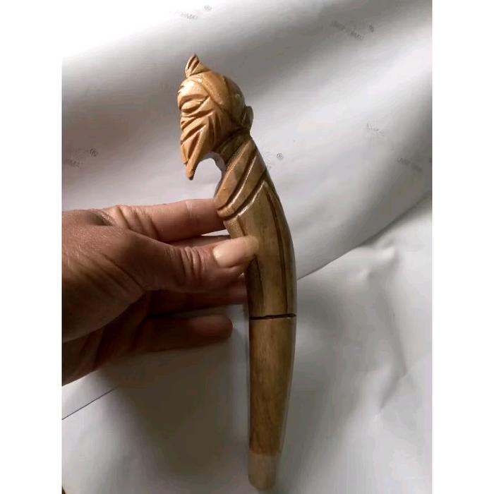 Gambar Pahul/Gagang/Handle Joran Pancing Kayu Ukiran Motif Wayang Golek Cocok Untuk Joran Timbang - Srikandi dari Jaya Fishing Store undefined 4 Tokopedia