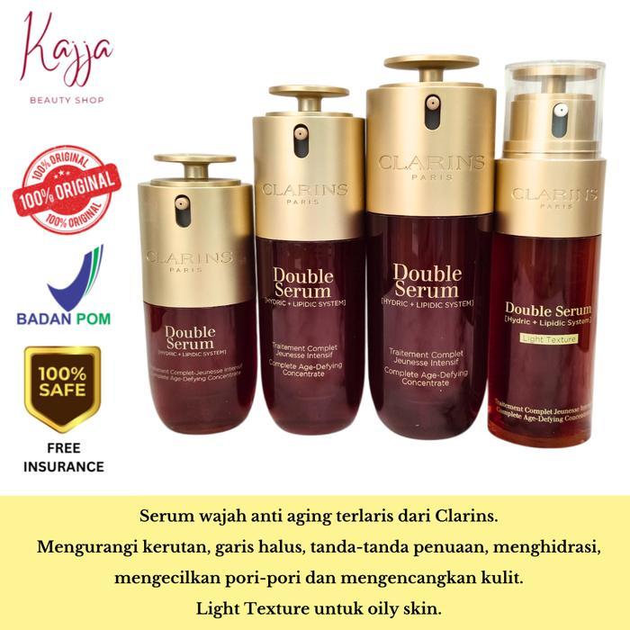 Gambar SIAP KIRIM CLARINS DOUBLE SERUM / CLARINS DOUBLE SERUM 75ML - 50ml Light dari MENTIKWANGI OFFICIAL undefined 2 Tokopedia