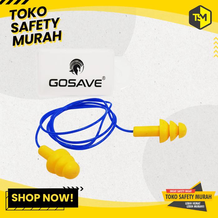 Gambar Earplug Penutup Kuping Telinga GOSAVE Premium untuk Industri - gosave dari Toko Safety Murah undefined Tokopedia