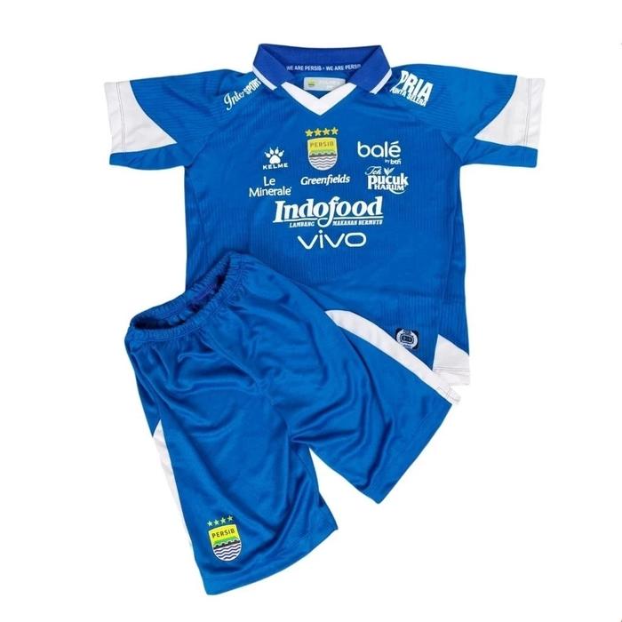 Gambar PREMIUM SETELAN BAJU BOLA JERSEY PERSIB HOME ANAK KIDS 2025 2026 GRADE ORI - PERSIB HOME ANAK POLOS, S dari jerseytimnas18 undefined 3 Tokopedia