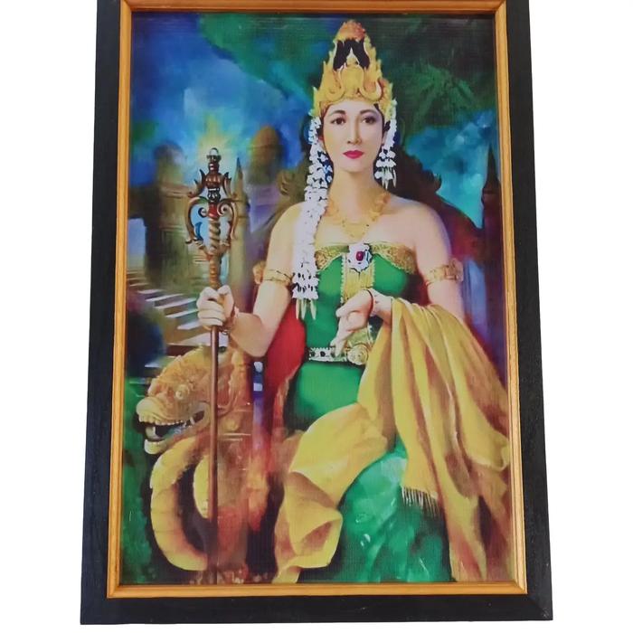 Gambar Lukisan cetak plus bingkai uk:35cm x 53cm Ratu Pantai selatan Nyi roro kidul dari Galeryart Shipit undefined Tokopedia