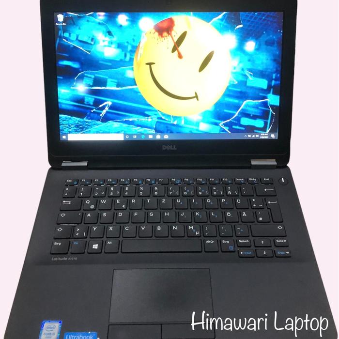 LAPTOP DELL LATITUDE E7270 CORE I5/I7 GEN6 -SLIM, MURAH DAN BERGARANSI  E7270 i5 GEN6, RAM8GB/SSD128GB