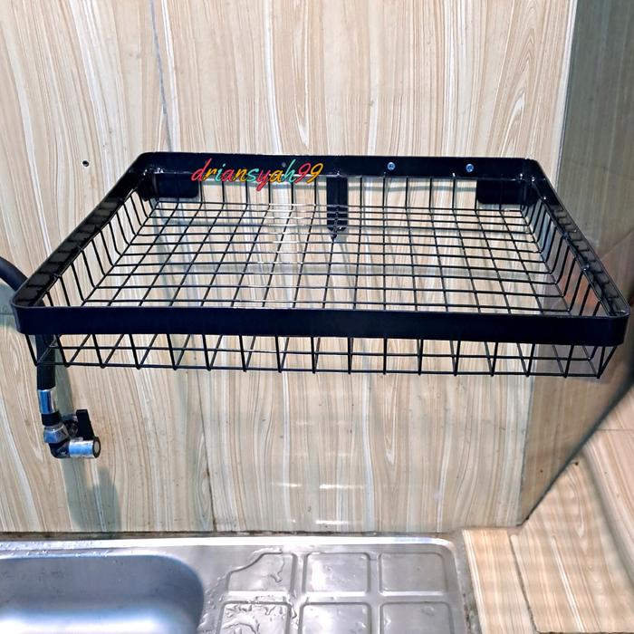 Gambar Rak Piring Dinding Wastafel rak dinding peralatan papur - rak polos dari juragan online99 undefined Tokopedia