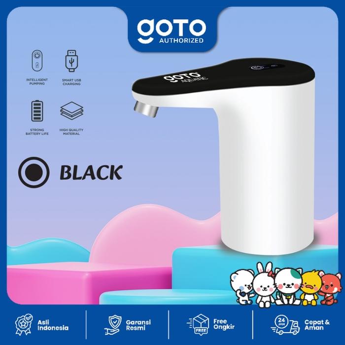Gambar Goto Aquatic Pompa Galon Elektrik Dispenser Air Minum Pump Charge USB - BLACK dari zirriwk undefined Tokopedia