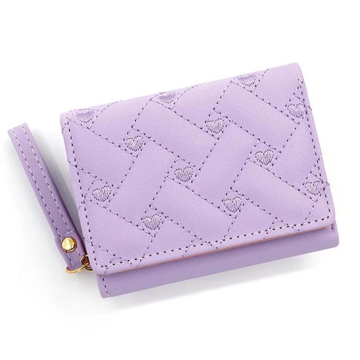 Gambar Dompet Wanita Mini Lipat Terbaru 2025 Dompet Wanita Import Mewah - By HANA - Ungu dari By Hana Collection undefined Tokopedia
