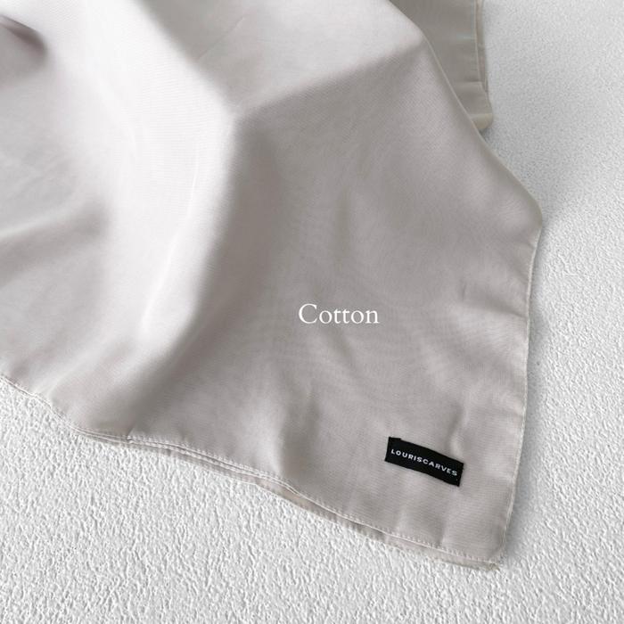 Gambar Louriscarves - Hijab Plain Square Polycotton Premium 110x110 - Cotton dari Louriscarves undefined Tokopedia