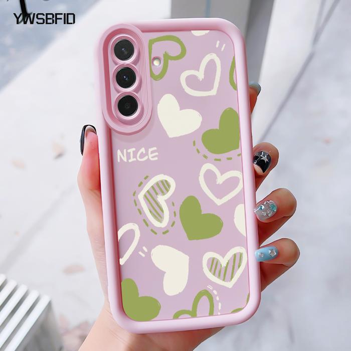 Gambar YWSBFID Casing Hp untuk Samsung A36 5G A26 5G A56 5G Case Pola Cinta Kasing Anti Drop Kesing Silikon Softcase Casing - Gaya1, Samsung A36 5G dari YWSBFID MALL Kab. Tangerang Tokopedia