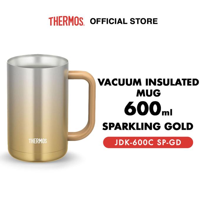 Gambar Thermos Vacuum Insulated Mug  - 600 ml - Sparkling Gold dari Thermos Indonesia undefined Tokopedia