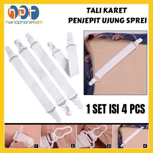 Gambar HANDPHONETIAM SHEET GRIPPERS Tali Karet Pengait Sprei Bed Jepitan Ujung Sudut Kasur Strap Pengikat Jepit Seprei dari GROSIRR PURWAN RENCANGANNN undefined Tokopedia