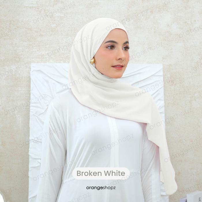 Gambar ORGhijab - Hijab Pashmina Viscose Premium Yarra Basic Shawl - Broken White dari ORGhijab undefined Tokopedia