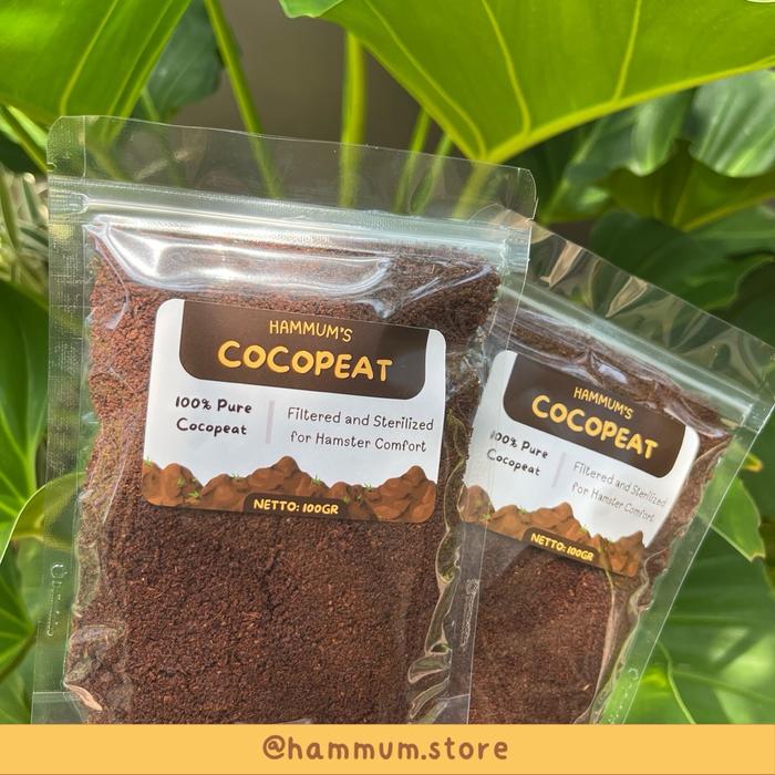 Gambar Cocopeat Hamster Sterilized | Substrat Tanah Hamster | Bedding Tanah Hamster | Mainan Hamster | Cocopeat Reptil | Cocopeat Hamster dari Hammum undefined Tokopedia