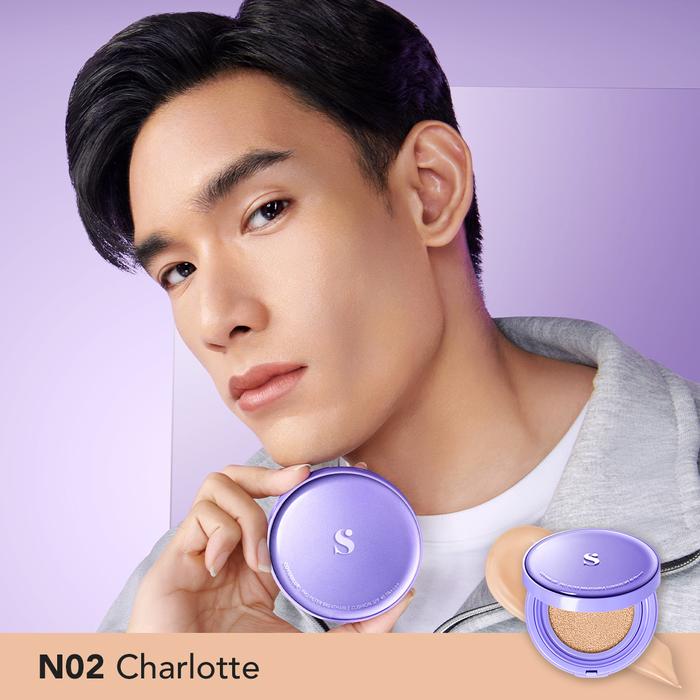 Gambar SOMETHINC [2 PCS] COVERBLUR Pro Filter Breathable Cushion SPF 40 PA++++. + Ceraplump Tinted Lip Balm SPF25 PA++++ - N02 Charlotte, Pecan dari Somethinc undefined Tokopedia