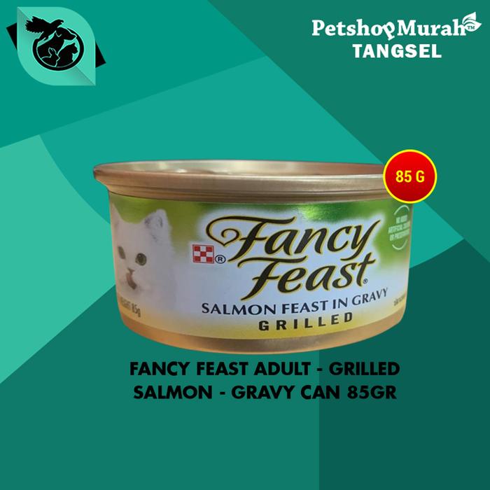 Gambar Cat Food Wet FF Can Fancy Feast All Varian 85gr Kaleng - GRILLED SALMON dari Petshop Murah Tangsel undefined Tokopedia