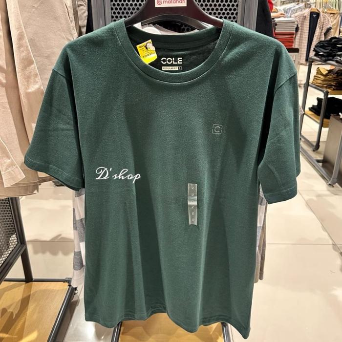Gambar Kaos Pria Polos Halus COLE By Matahari Dept Store - Hijau, L dari D'SHOP JASTIP undefined Tokopedia