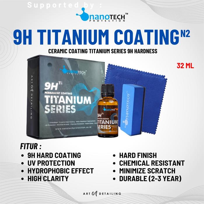 Gambar NANO CERAMIC COATING 9H TITANIUM SERIES - nanoTECH PAINT PROTECTION - Hanya Produk dari nanoTECH PROTECTION undefined Tokopedia
