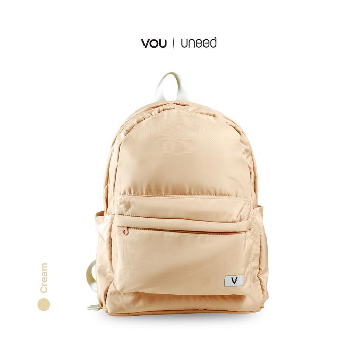 Gambar VOU Porter Tas Ransel Tas Laptop Puffy Backpack – VNB123 - Cream dari Uneed Indonesia undefined Tokopedia