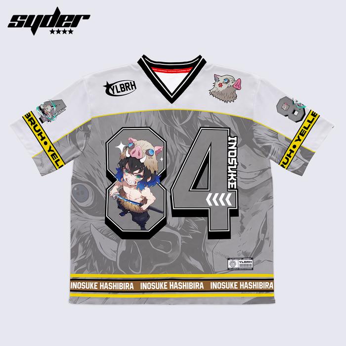 Gambar SYDER Baju Jersey Number 84 Motif Anime Series Demon Slayer Hashibira Inosuke Kimetsu No Yaiba Number Kaos Abu Oversize Pria Wanita Unisex Jersi OOTD Retro Vintage NFL Korean Style Kpop Baseball Outfit Skena Huruf Nomor Pakaian Olahraga Sport squad Futsal - ANM 84, S dari Syder undefined Tokopedia
