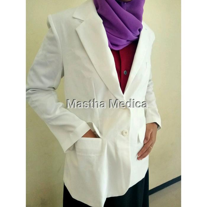 Gambar PREMIUM (READY) terjamin Baju Seragam Kerja Jas Apoteker Asisten Apotek Cewek terlaris dari bunyasa78 undefined Tokopedia