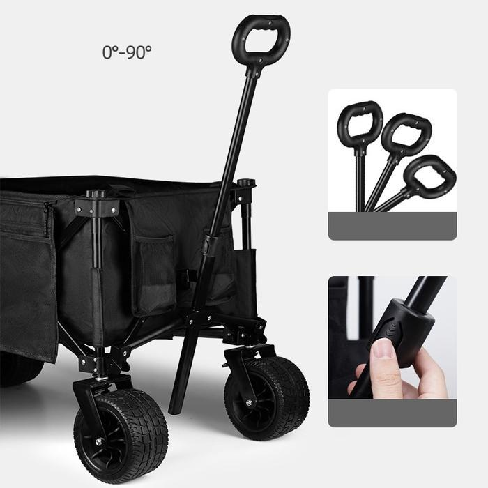 Gambar Troli Gerobak Dorong Boot Camp Trolley Camping Oxford Portable Lipat dari GROSIR TIISSU TERRRRBARRRU undefined Tokopedia