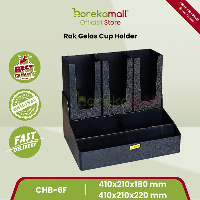 Gambar Mutu Rack Cup Coffee Holder Organizer CHB Big Series - CHB-6F dari horekamall undefined Tokopedia