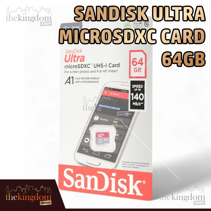 Gambar Sandisk Extreme Pro High Endurace MicroSD MicroSDXC Card V30 U3 Class 10 100 140 150 200MB/s 64 128 256 1TB Memory Camera Kamera CCTV IP Dashcam Hp Kartu SD Card Memori Micro SD - 140MB/s 64GB dari The Kingdom Shop undefined Tokopedia
