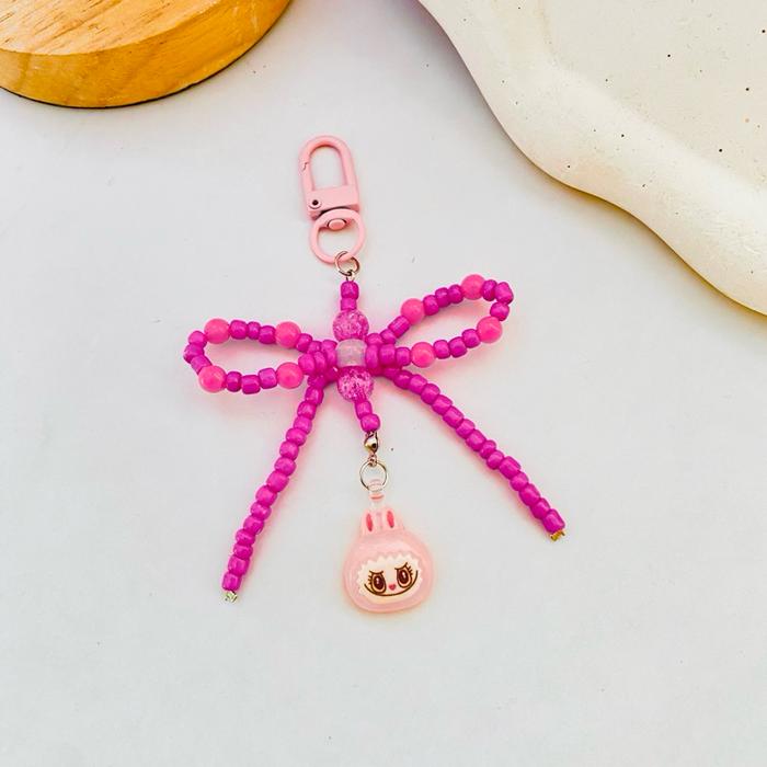 Gambar Bag Charm/ Gantungan Tas HP Coquette Labubu - PILA MAGENTA dari CHISHED undefined 2 Tokopedia