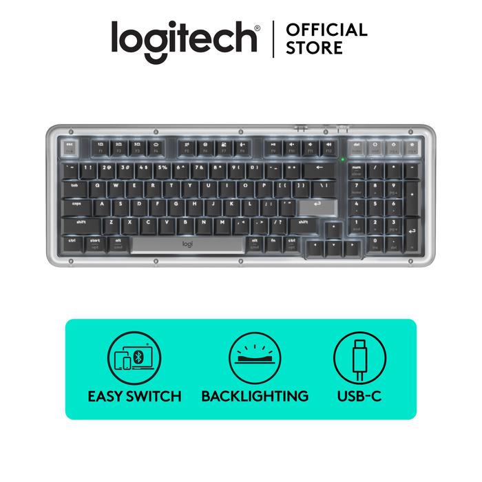 Gambar Logitech Alto Keys K98M wireless mechanical keyboard, keyboard yang dapat dikustomisasi dengan gasket peredam getaran, tombol dengan lampu latar, Bluetooth, Pengisian Daya USB-C, untuk PC, Mac, Laptop dari Logitech Indonesia_NEW undefined Tokopedia
