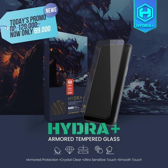 Gambar Samsung A07 - HYDRA+ Armored Tempered Glass - Anti Gores - TG dari HYDRA PLUS undefined Tokopedia
