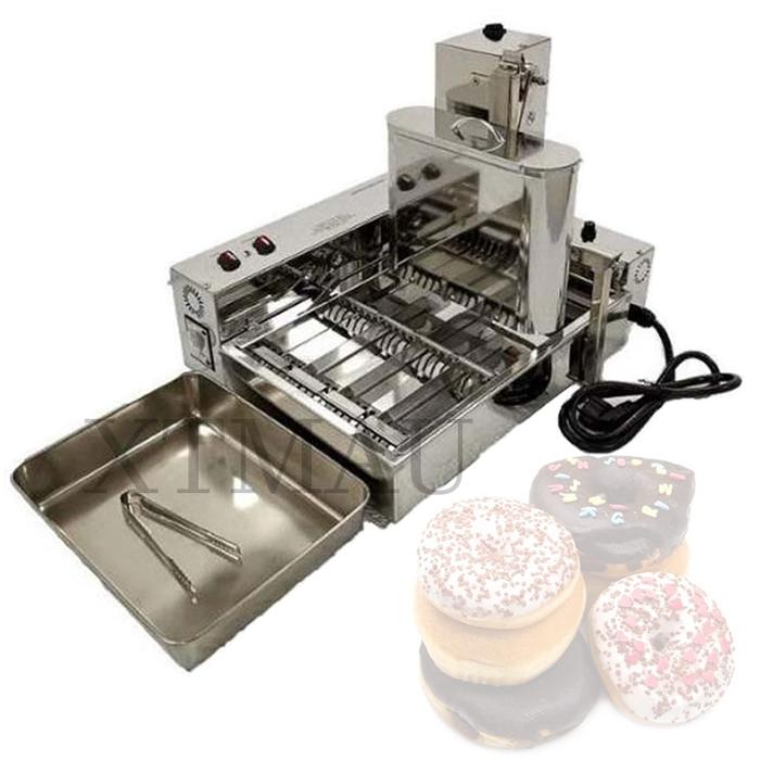 Gambar 1800Pcs/H 220v 110v Automatic Donut Maker Donut Fryer 4 Rows Of Mini Doughnuts Molding Frying Machine dari Howinu undefined Tokopedia
