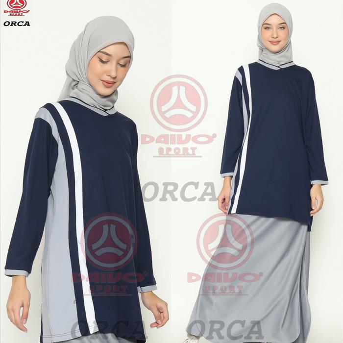 Gambar Setelan Baju Senam Muslimah Rok Celana / Model Celana Rok Muslimah Setelan Baju Olahraga Wanita Kaos Panjang Sport - DONGKER (ABU), M dari Daivo Sport 389 undefined Tokopedia