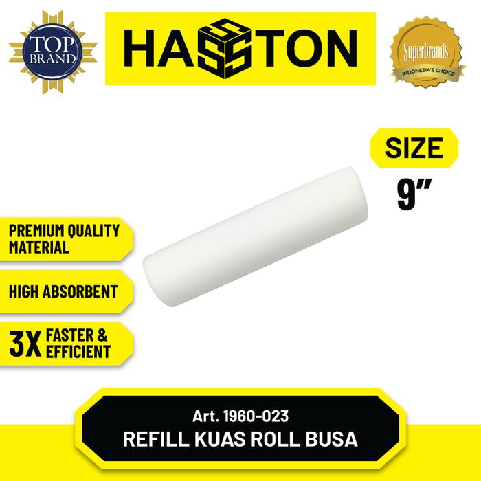 Gambar Hasston Refill Kuas Roll Spon / Kuas Roll Busa (1960-023) dari Hasston Tools undefined Tokopedia