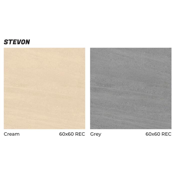 Stevon Jual Keramik Lantai Platinum STEVON Series 60x60 cm - Grey - Jakarta ...