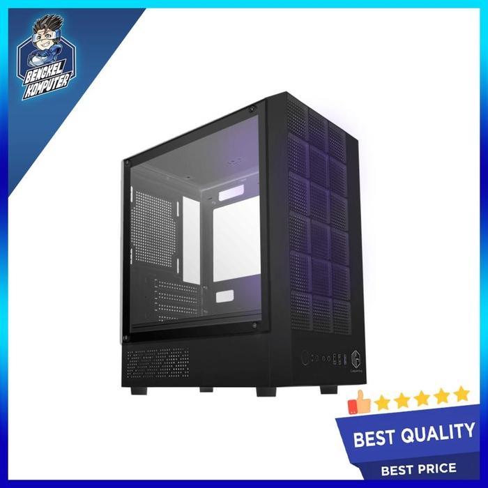 Gambar CASING PC CUBE GAMING SHACK 2 FAN RGB (BLACK&WHITE) dari bengkelkomputerptk undefined 3 Tokopedia
