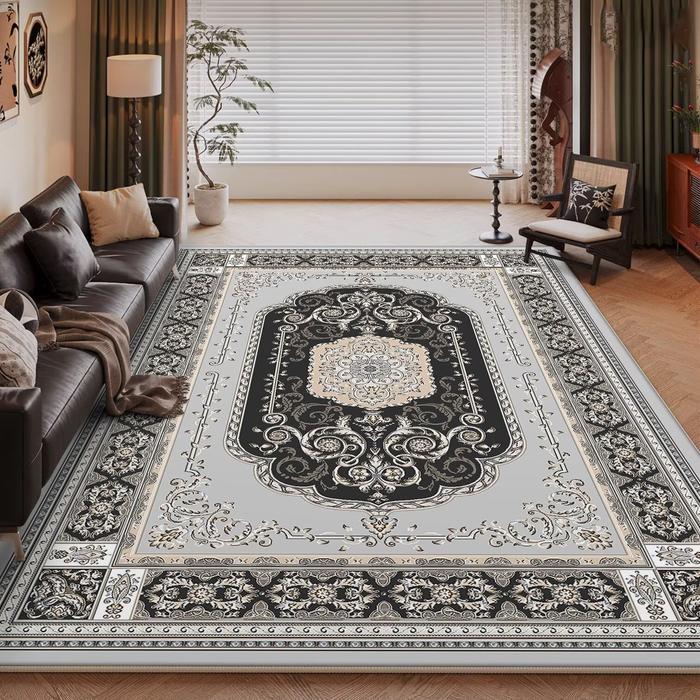 Gambar (Beckler's)LOKAL Karpet Lantai 100x150CM/150x200CM Permadani Eropa PREMIUM Bahan Polyester Anti Slip - A - 110, 100x150cm dari Beckler's·Karpet undefined Tokopedia