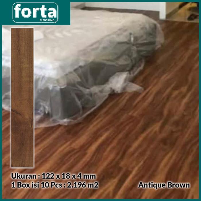 Gambar Lantai SPC Murah Merk Forta Click System Tebal 5mm dari Gudang Lantai Bandung undefined Tokopedia