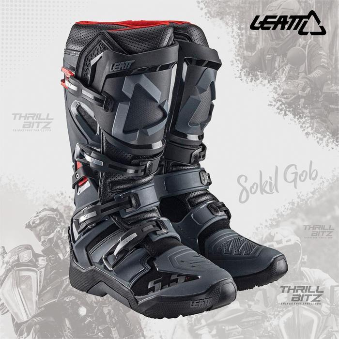 Gambar Sepatu Leatt 5.5 Enduro Boots - Graphene - 8/42 dari Elliese Store undefined Tokopedia