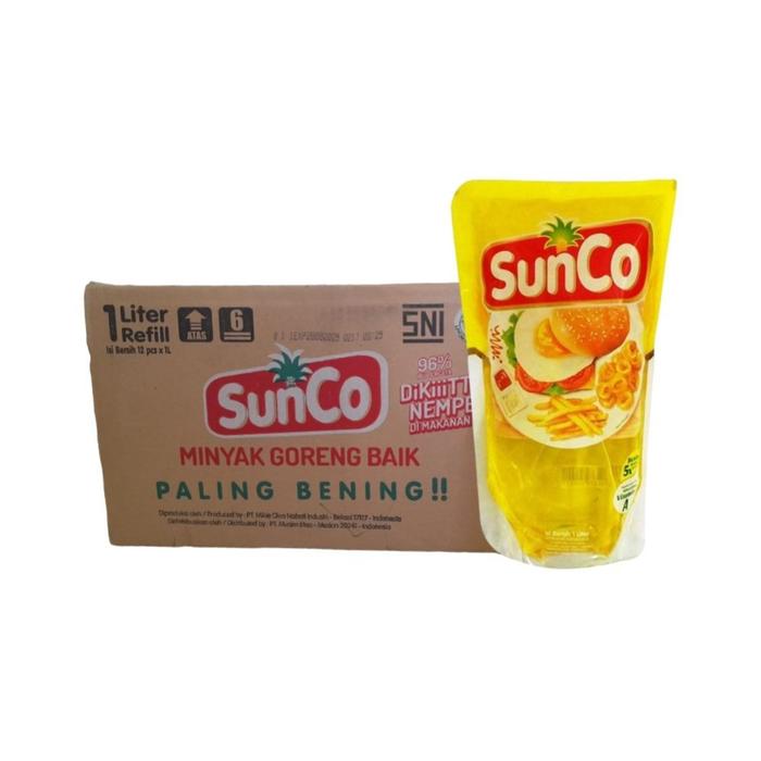 Gambar (1 DUS) Minyak Goreng Kemasan 1 Liter - Sunco - Fortune - Bimoli - Virgo Shoop Zaitun Oil Olive - (DUS) Sunco 1 Liter dari Virgo Shoop undefined Tokopedia