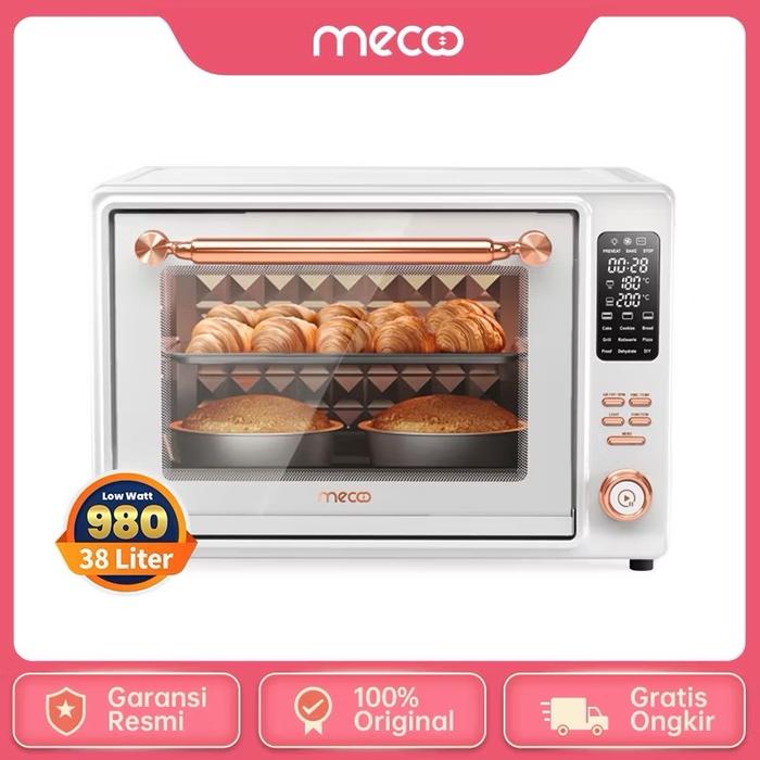 Gambar Mecoo Aesthetic Premium Digital Oven Listrik 980 Low Watt 38 Liter Smart LED Air Fryer dari Mimihkala undefined Tokopedia